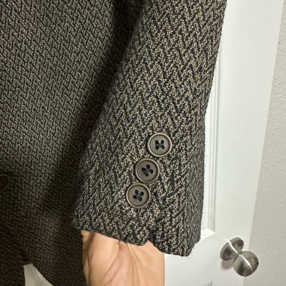 Mani By Giorgio Armani Wool Blend Blazer Suit Jacket 39 R - Picture 6 of 8